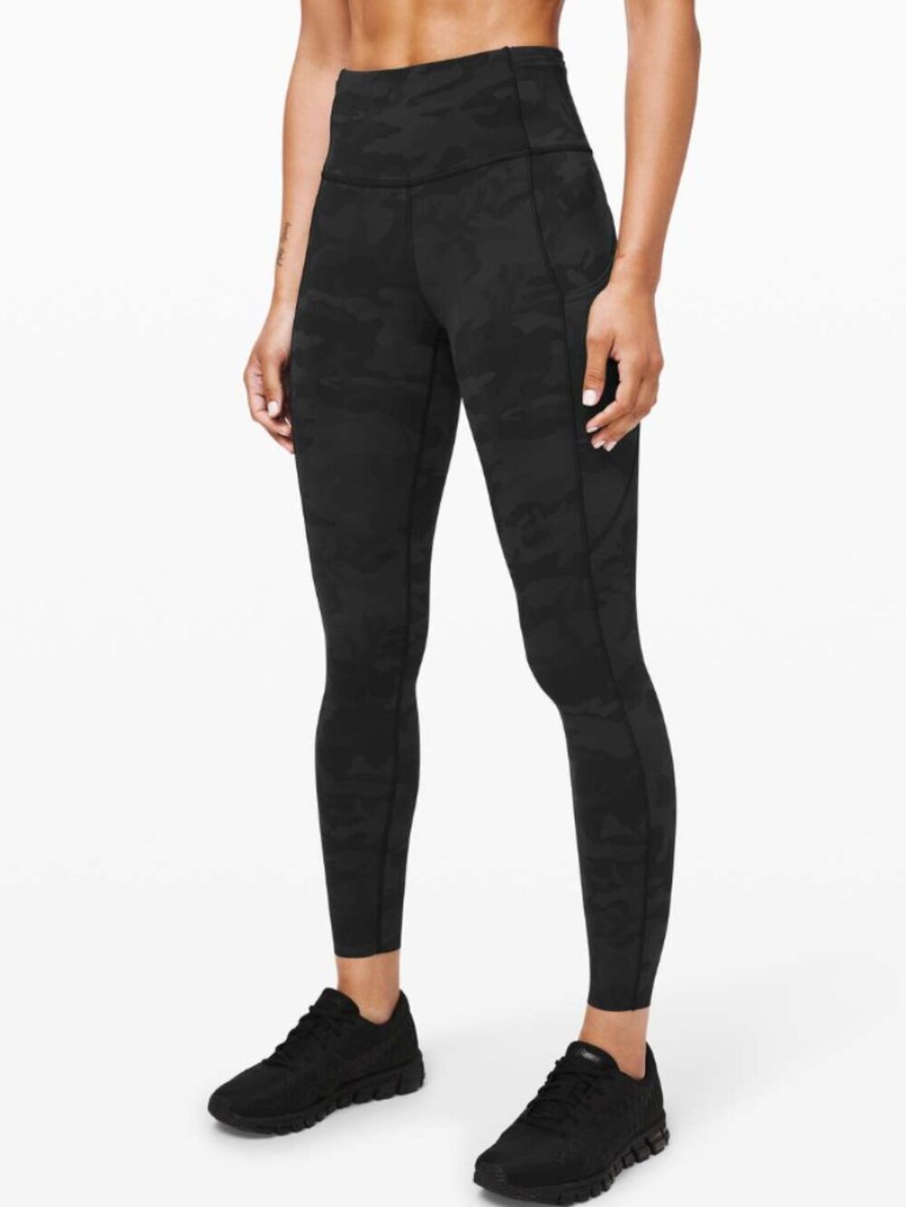 Lululemon Fast and Free Tight II 23" Non-Reflective Nulux Size 4